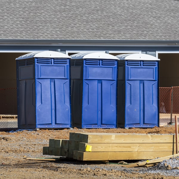 can i customize the exterior of the porta potties with my event logo or branding in Galvin Washington